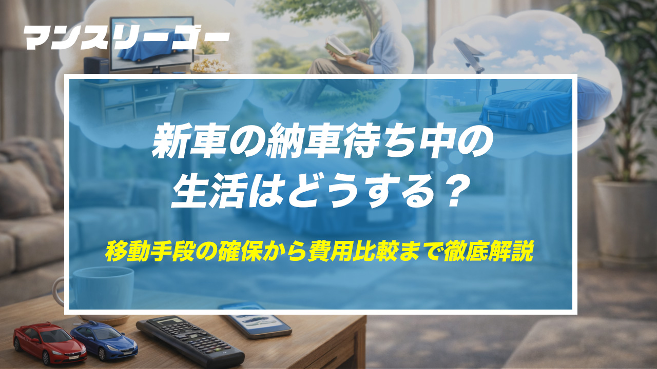 【完全ガイド】新車の納車待ち中の生活はどうする？移動手段の確保から費用比較まで徹底解説